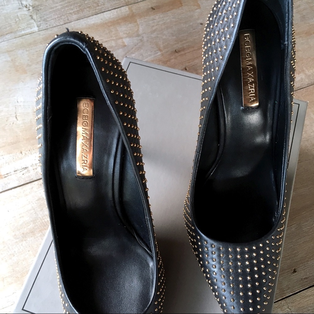 BCBG Max Azria Black Astred Studded Pump - Picture 3 of 8